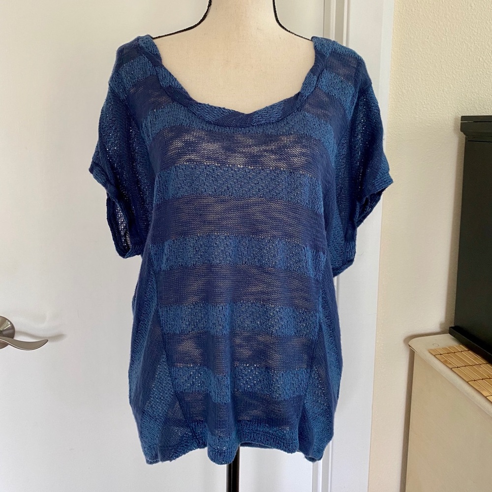 Splendid x Equinox knit striped tunic length top S